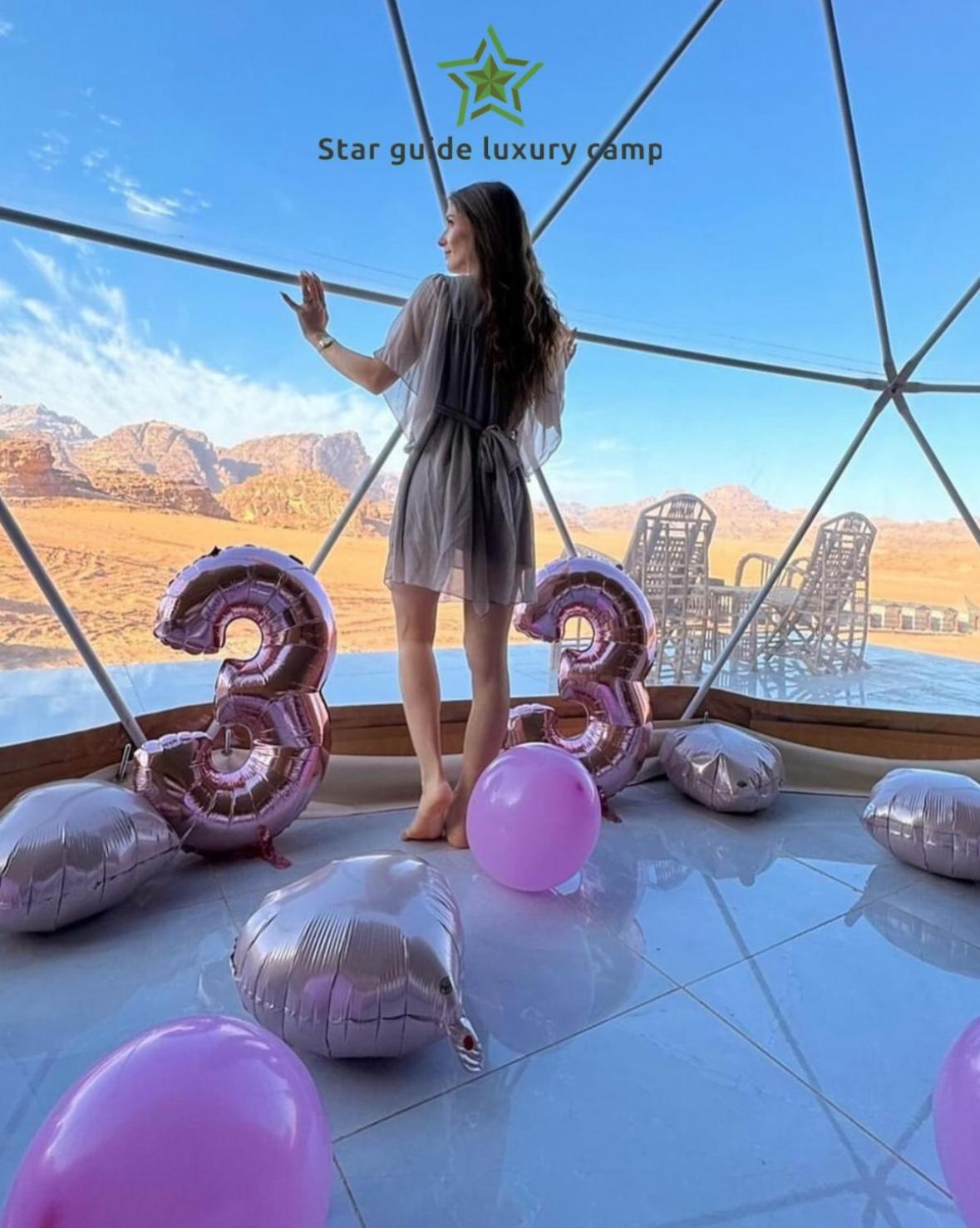Star Guide Luxury Camp Hotell Wadi Rum Eksteriør bilde